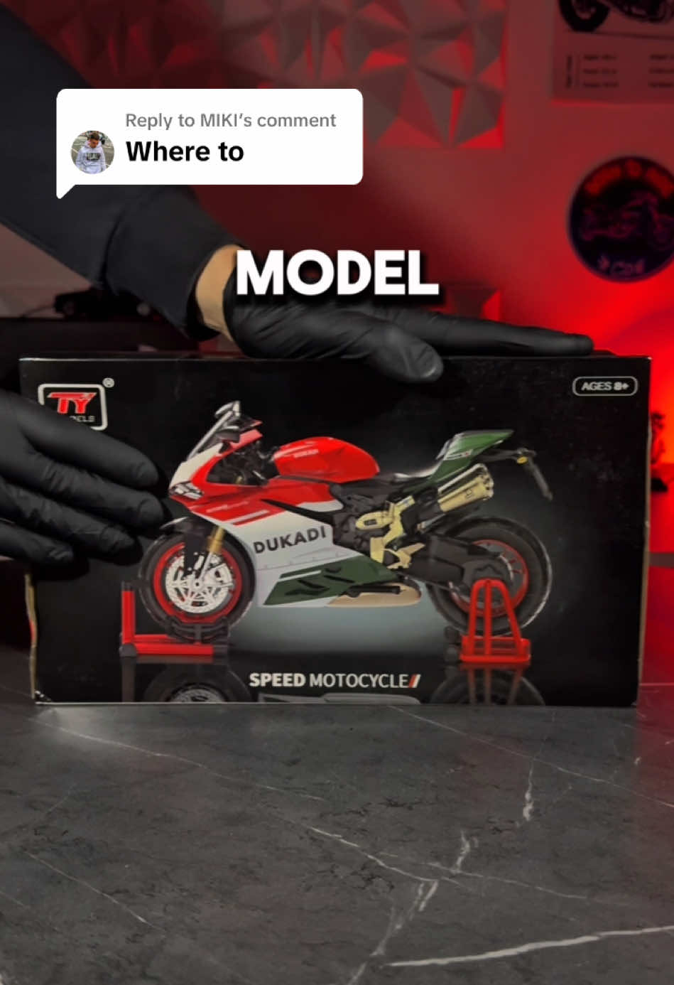 Replying to @MIKI GET YOURS AT THE LINK IN OUR BIO😎🙌🏻#ducati 