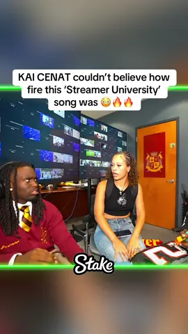KAI CENAT couldn’t believe how fire this ‘Streamer University’ song was 😳🔥🔥 #Kai #kaicenat #twitch #fyp #viral #amp #streameruniversity kai cenat streamer university #tylil #reggie #ddg #zias #blou #agent00 #streameruniversity #thestreameruniversity #wendy #wendyortiz #ray #rayasianboy 