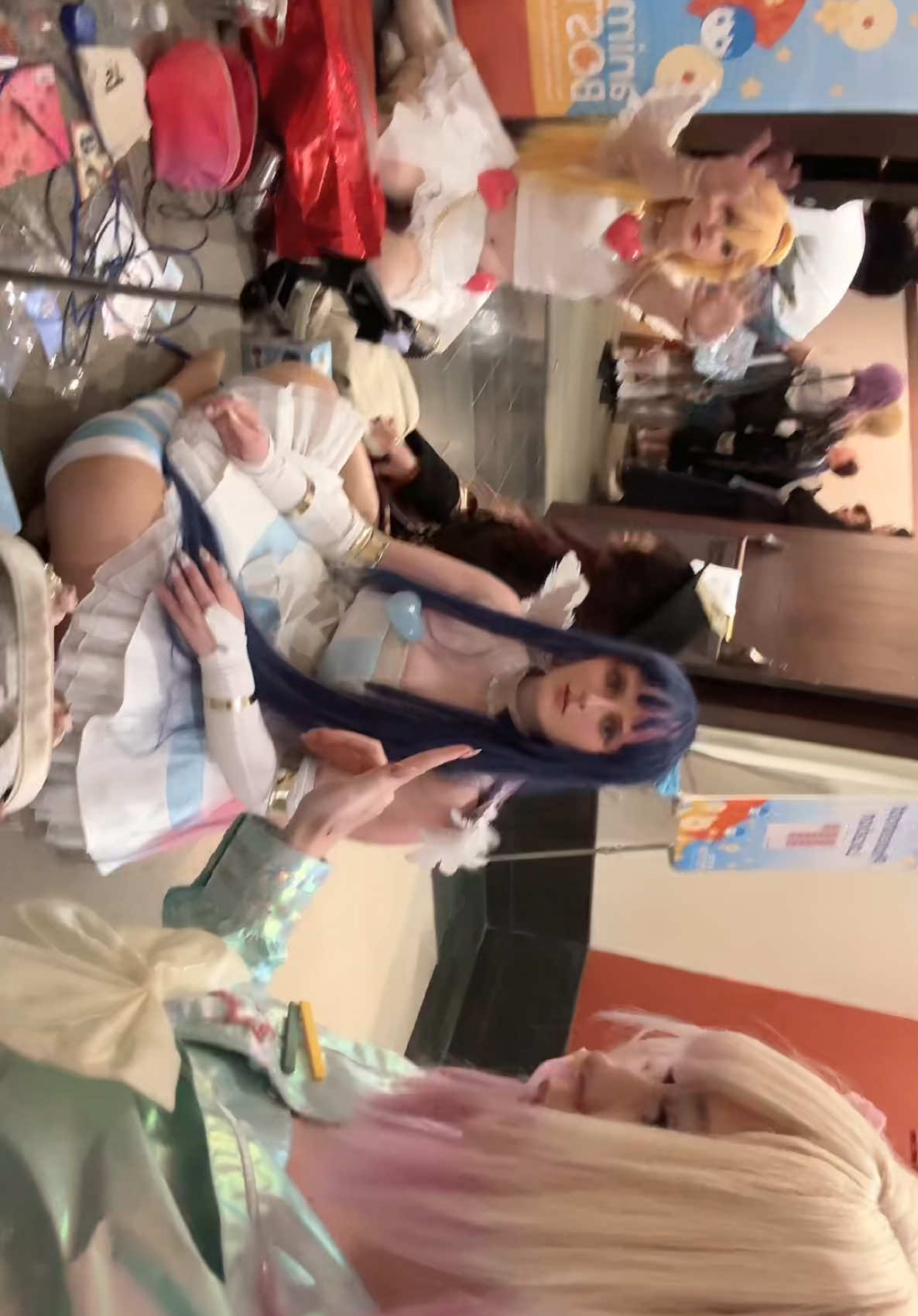 yuh @𝓔𝓶𝓮 ⟡ @bordcos29 @minnie !1!!1! (๑˃̵ᴗ˂̵) @sayamander #Luxumine #kitagawangel #cosplay #cosplayer #kangel #egirl #cosplaygirl #pantyandstocking #hutao #nso #needystreameroverload #nsocosplay #needystreameroverloadcosplay #animeboston #animeboston2025 #ab #ab25 