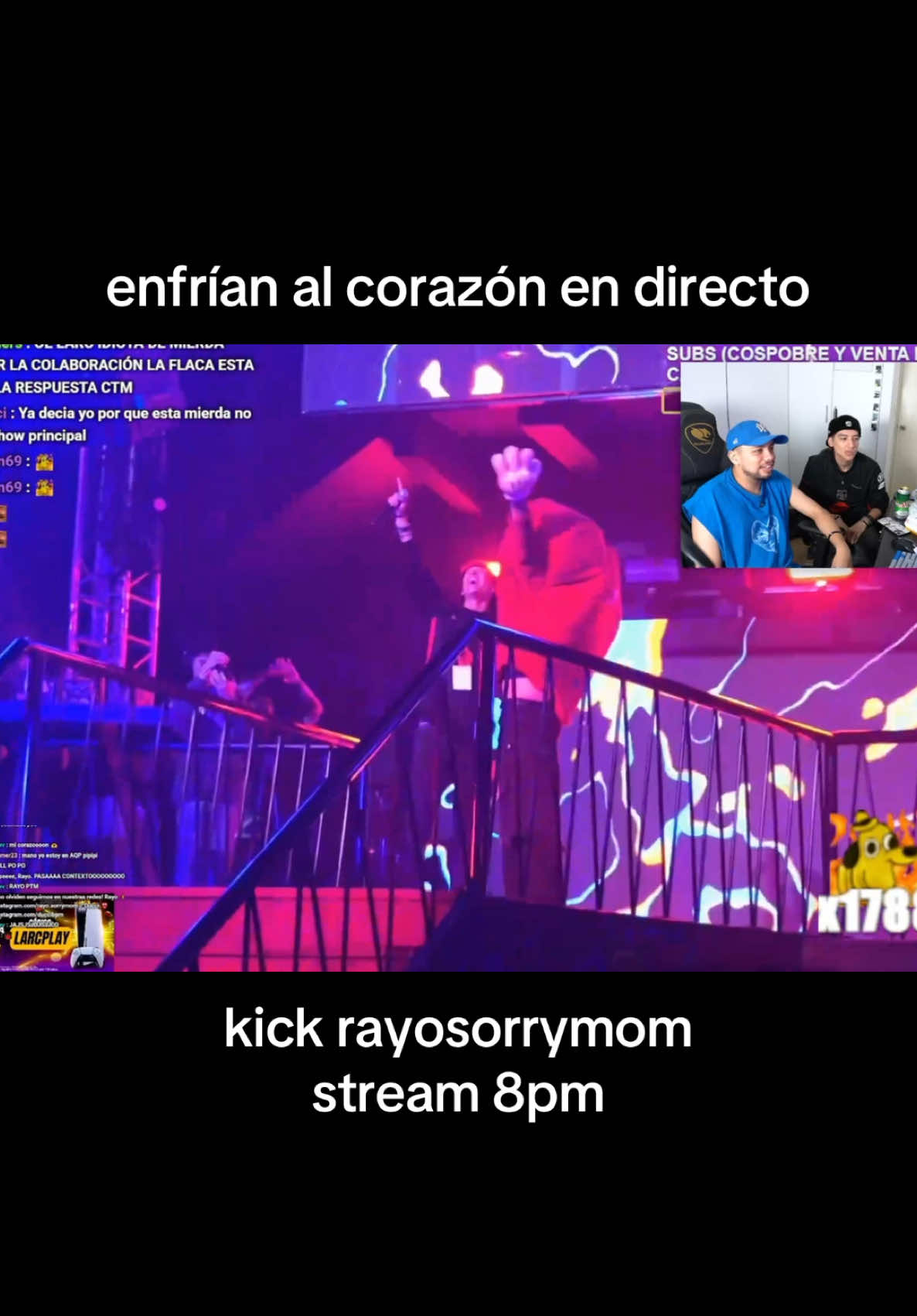 enfrían al corazón en directo #fyp #kickperu💚 #humorperuano #amigos #corazonachorado 