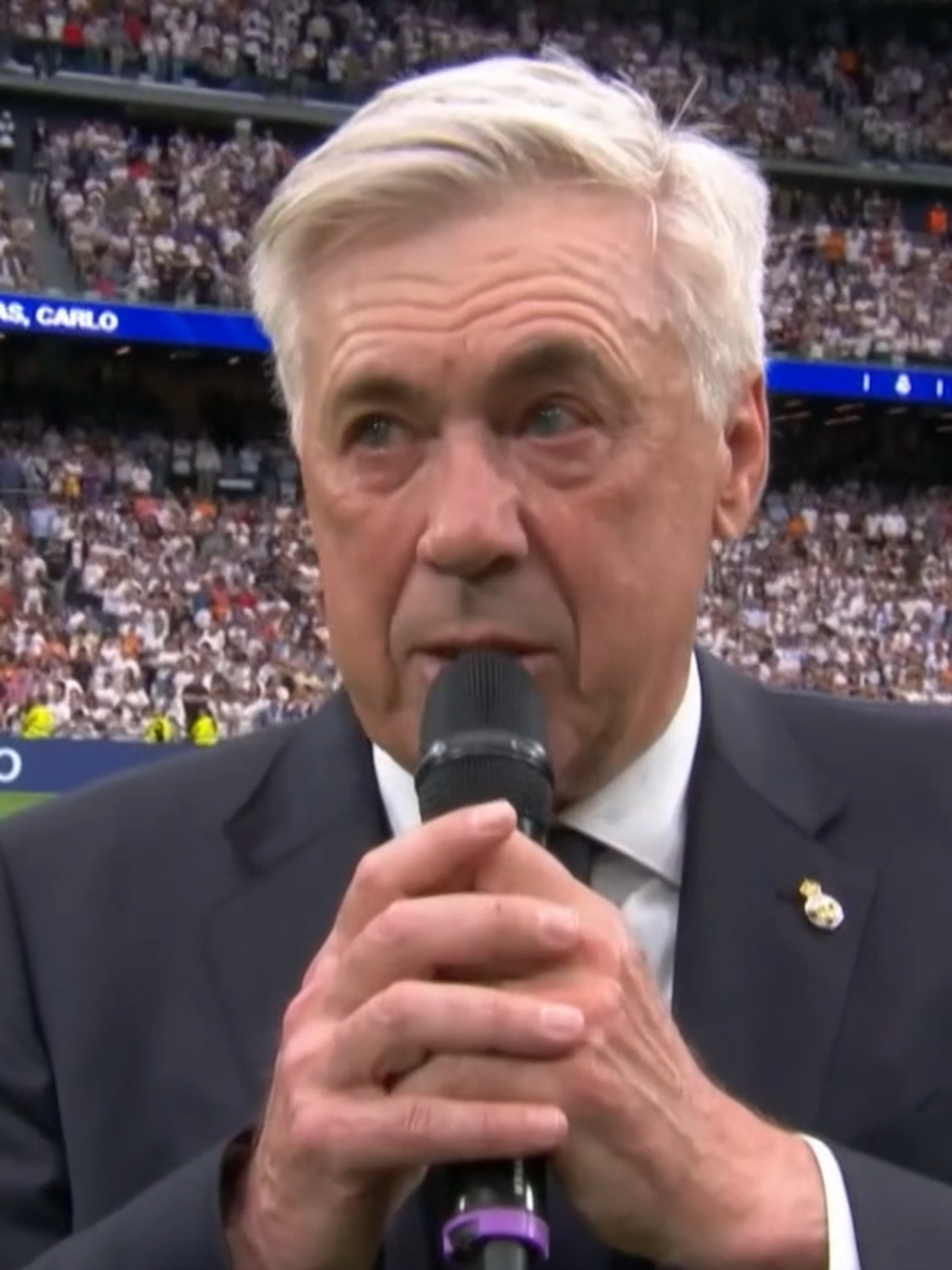 Ancelotti y sus lágrimas en el día en el que dijo adiós al Real Madrid 🥹❤️ #LALIGAenDAZN #ElPost #TikTokDeportes #sportstiktok #tiktokfootballacademy #laliga #realmadrid #deportesentiktok #ancelotti