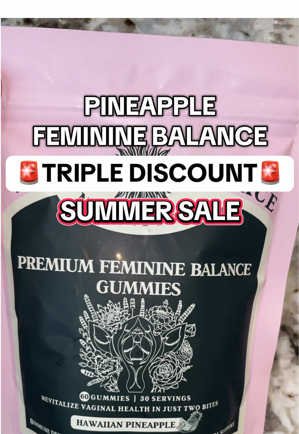 Get these bestselling Pineapple Femine Balance Gummies by Vital Source Nutrition on a massive summer discount now! #pineapplegummies #femininebalance  #vitalsourcenutrition  #TikTokShopCreatorPicks #TikTokShopUnboxing #TikTokShopMemorialDay #TikTokShopSummerTurnUp #DealsForYouDays  #TTSLevelUp      #IfYouKnowYouKnow  