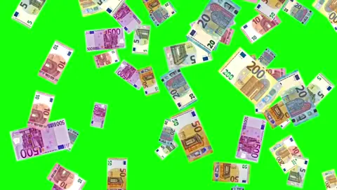 Euro banknotes falling on green screen background (EXCLUSIVE — COPYRIGHT FREE) #greenscreenvideo #copyrightfree #greenscreeneffect #greenscreens #greenscreenanimation #eurobanknotes #eurobanknote #eurobills 