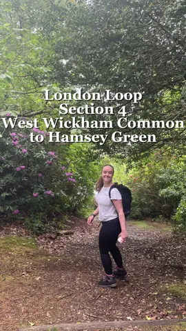 Section 4 of the London Loop from Weat Wickham Common to Hamsey Green with Emma. @em #londonloop #walking #london 