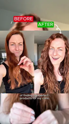 ✔️ Type 2 wavy hair ✔️ Complete wash day kit ✔️ No drama (except when one side dries cute and the other says 