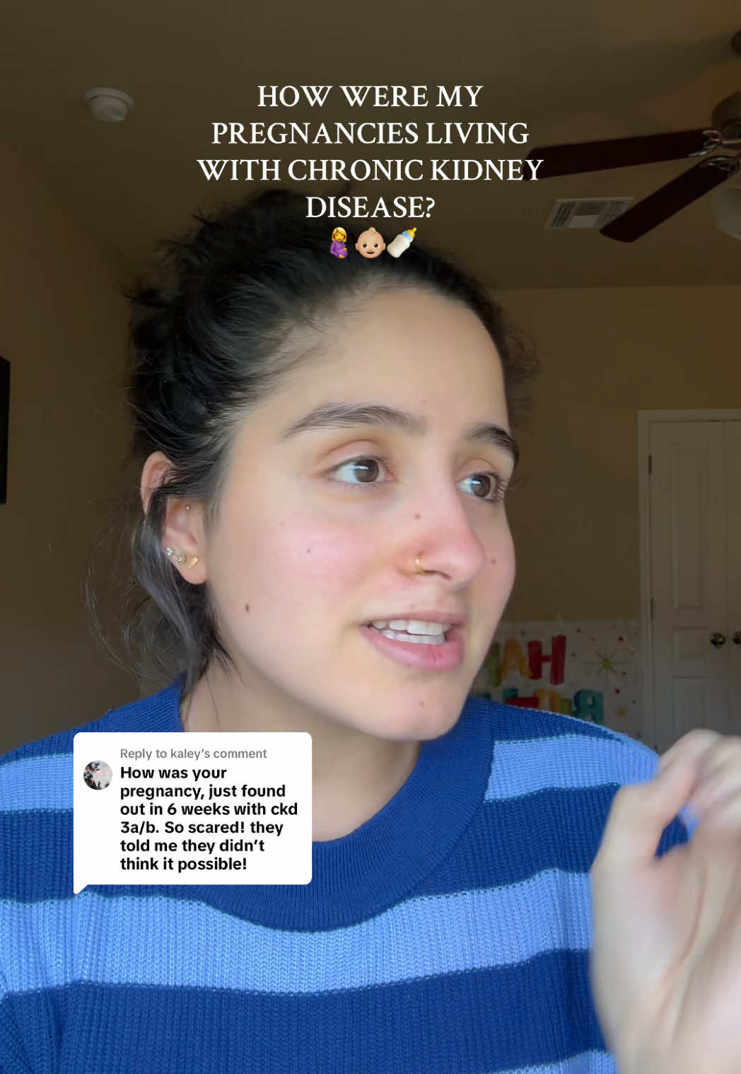 Replying to @kaley who else had healthy pregnancies living with CKD?! 🤰👶🏼 #pregnant #pregnancy #chronickidneydisease #ckd #MomsofTikTok #fyp 