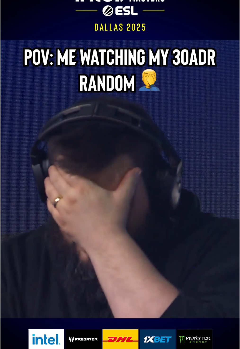 Sometimes too much is too much 🤦‍♂️ #ESL #gaming #IEM #iemdallas2025 #intelextrememasters #cs2 #counterstrike2 #esports #GamingOnTikTok 