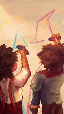 Based on and inspired by the childhood artwork from @oidingus_art  They are so precious #arcane #jayvik #viktorarcane #jaycetalis #animation 