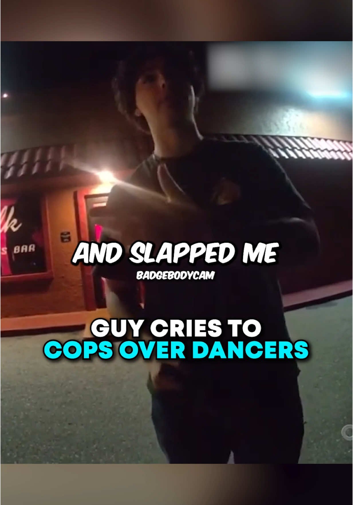 Guy cries to cops over dancers #police #cops 