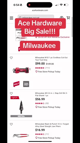 Ace Hardware ! #acehardware #milwaukee #milwaukeetools #homedepot #homedepotfinds #lowestprice #clearance #handyman #deal #deals #blackfridayearlydeals #blackfridaysale #blackfridaydeals #blackfriday #greatdeals #handyman #handy #handywoman #bigsale #charlotte #charlottenc #cltnc #clt #dealsforyoudays #dealoftheday #dealsoftheday