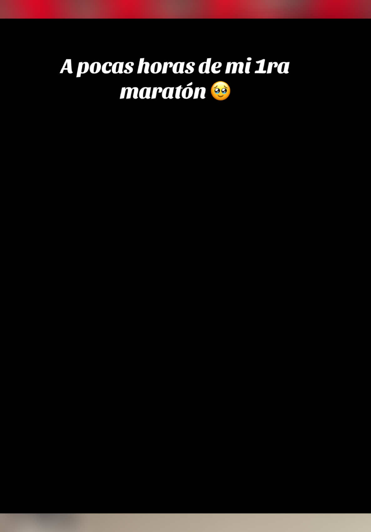 A solo horas de ser maratonista y las emociones estas a mil 🥹🥹  Cree siempre en ti 🤍 #maratonlima42k #maraton #Running #adidas #run #runner #lima #adidaslima42k #marathon #rungirl #sueños 