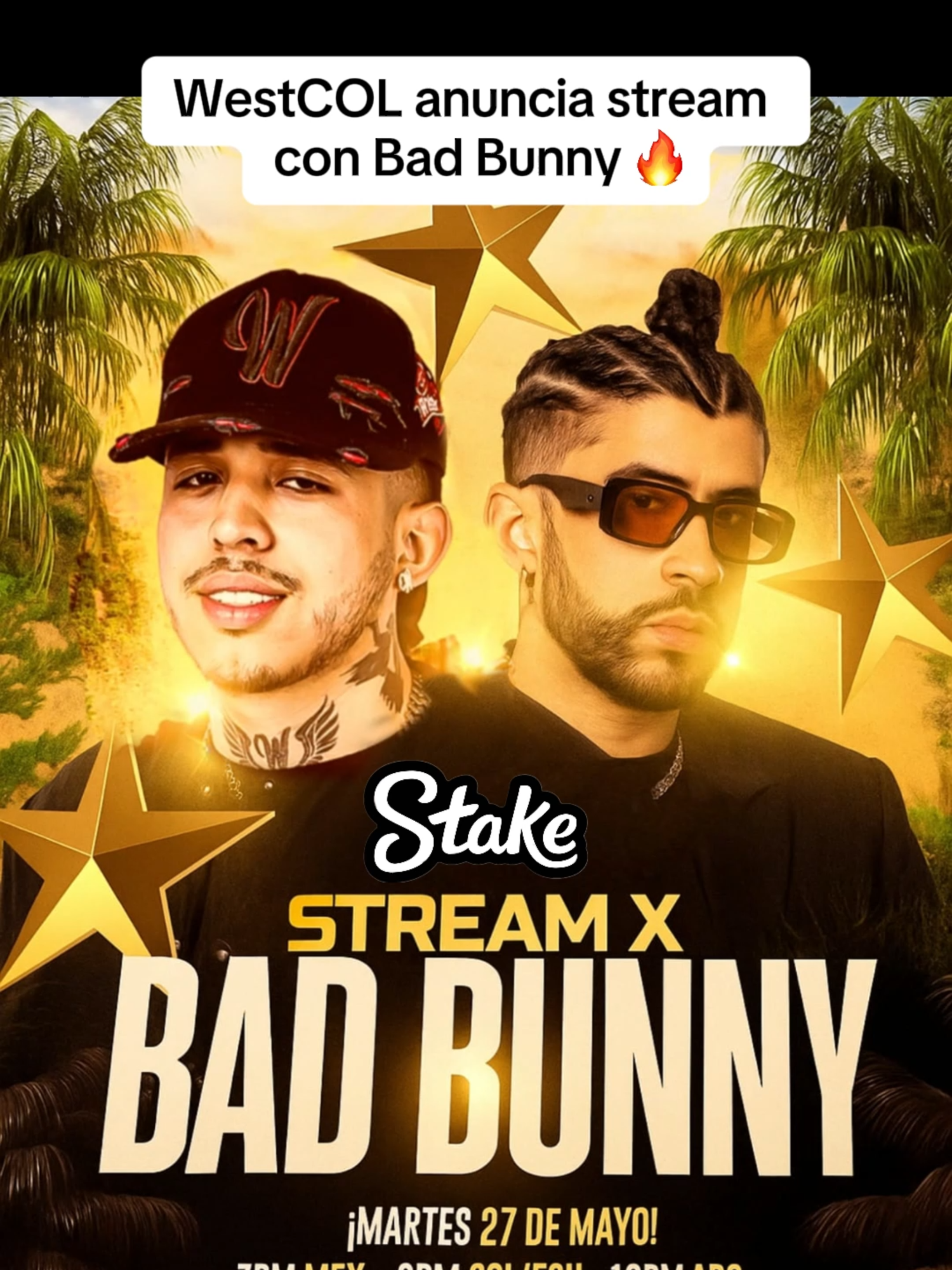 westcol anuncia stream con bad bunny #wextcol #colombia #latam #westcol #kick
