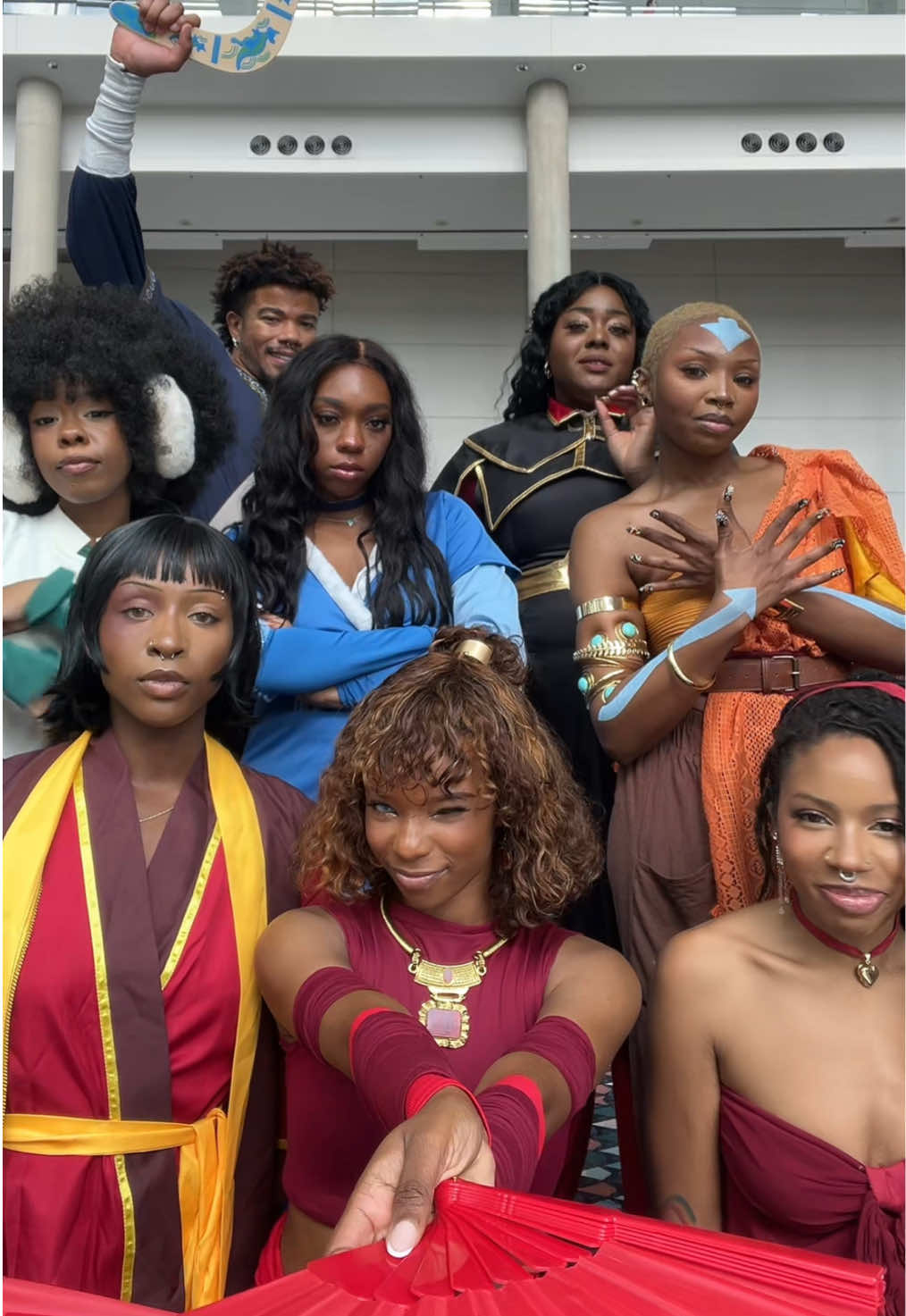 ATLA MAKE SOME NOISE 🔥🪨🌊🌬️🪭 #atla #momocon #avatarthelastairbender #momocon2025 #atlacosplay 