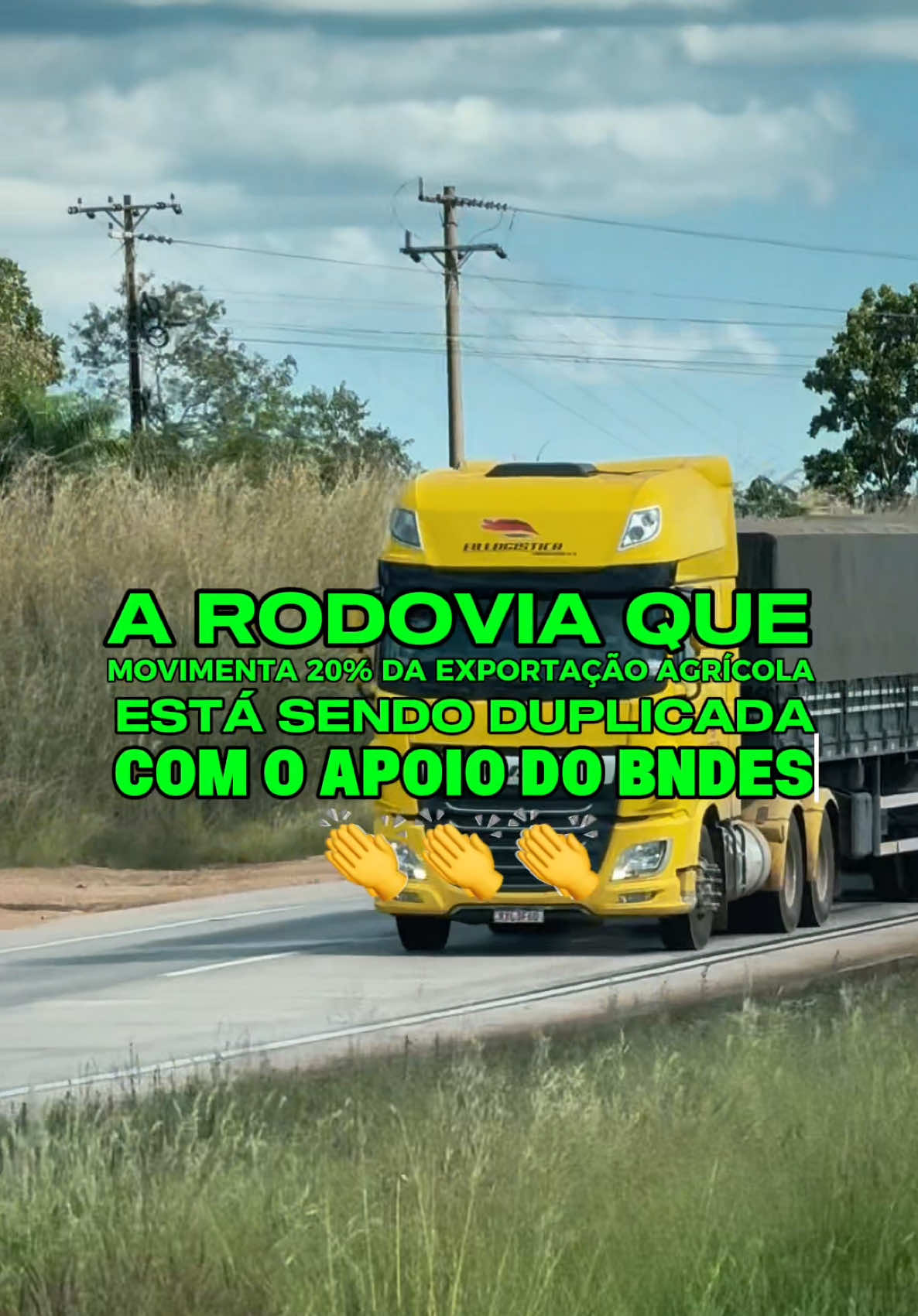O BNDES aprovou R$ 5,05 bilhões para duplicar 444 km da BR-163, corredor essencial para o agro brasileiro! 🚜💼 Esse é mais um passo no nosso compromisso com o desenvolvimento de Mato Grosso e do país. Gostou dessa notícia?  #Agro #BNDES #GovernoFederal