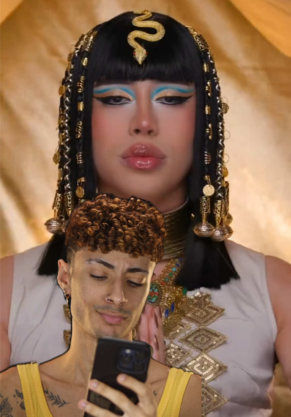 cheirinho de nova trend!? 🤔🗣️🇪🇬 vem aiiii!! #foryou #makeup #trend #darkhorse 