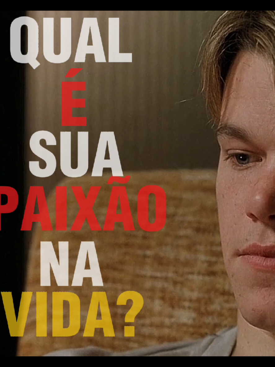 Qual é sua paixão na vida?#goodwillhunting #genioindomavel #real 