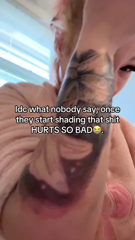 I regret it so bad😭. #tattoo #shading #hurts #inpain #wlw #funny #fyp