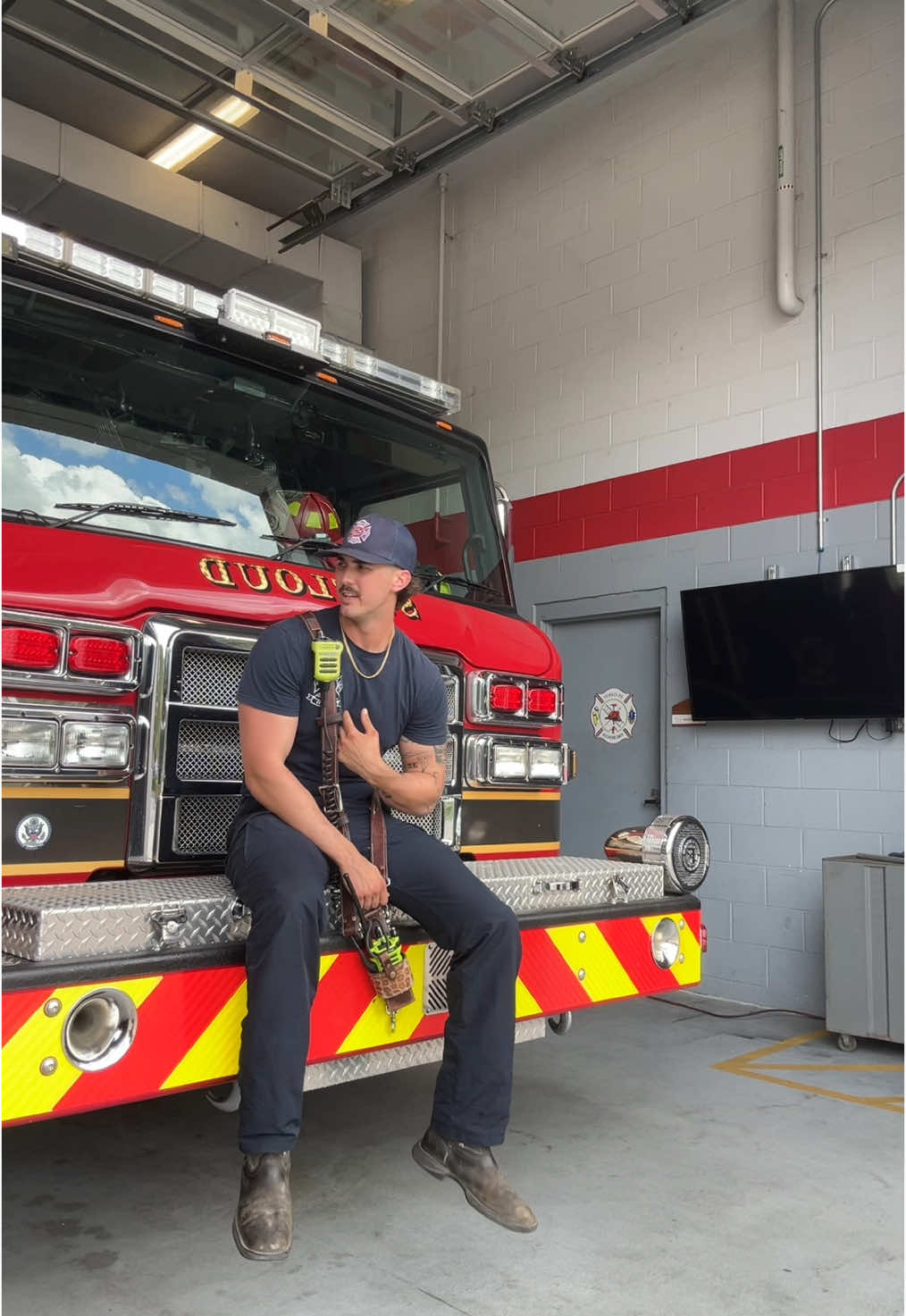 which song from the album is your favorite   #fyp #firefighter #truck 