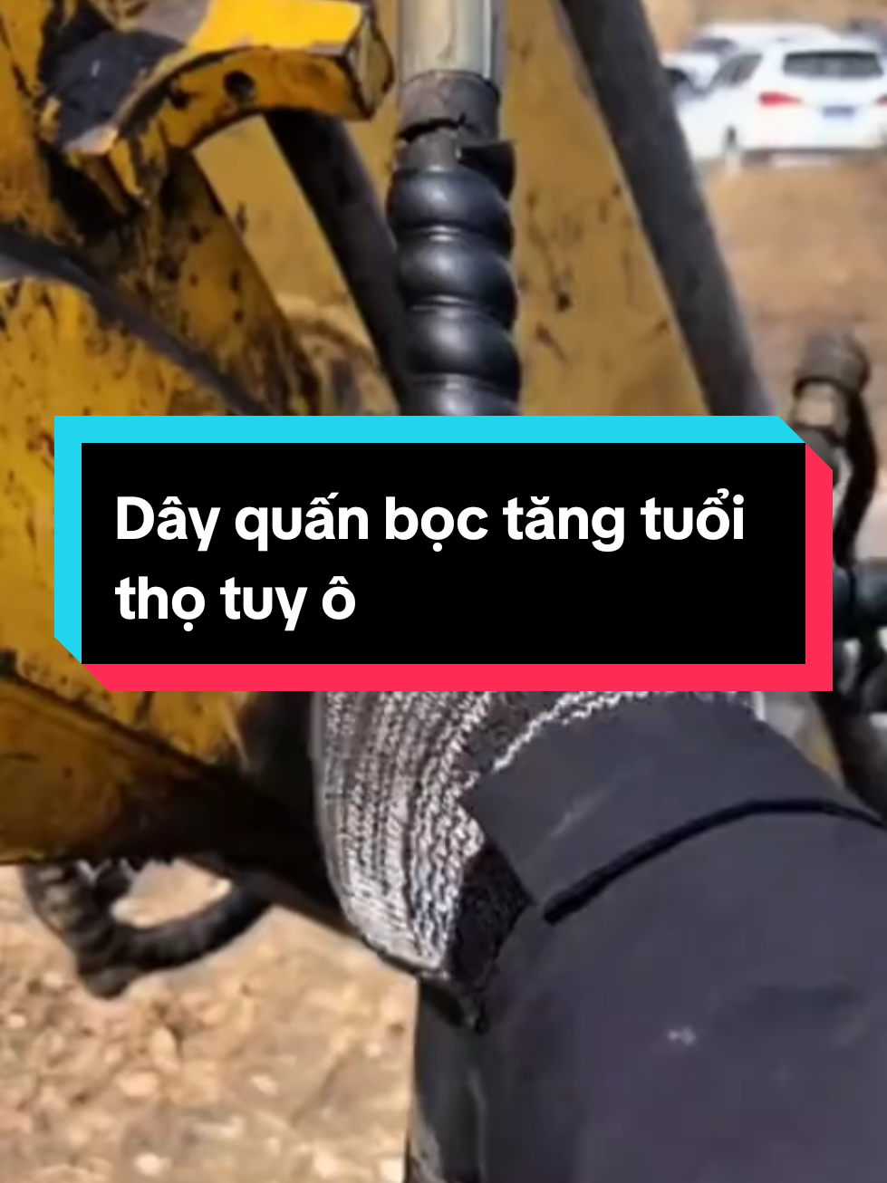 Dây quấn bọc Tăng tuổi thọ tuyô#hoimayxucmaydaovietnam #phutungmayxuc #suachuaoto #hoixetaititok #excavator #mayxucdaovietnam 