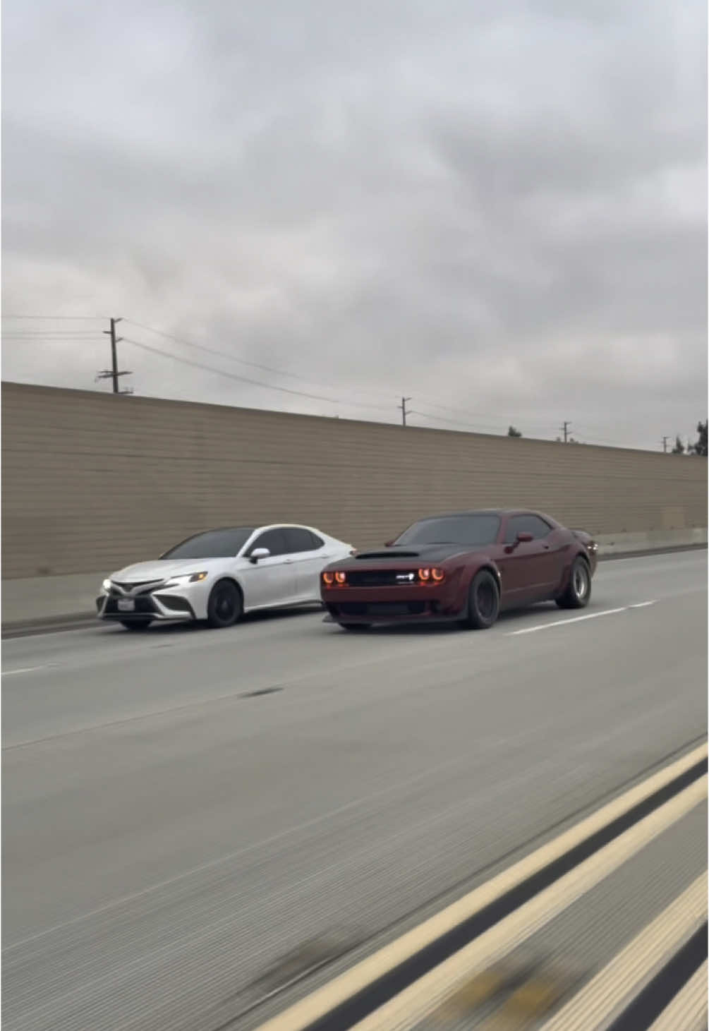 Supercharger whine  📸: @h3y_alexaa  • • • #hellcatwhine #supercharger #fyp #viral #dodgedemon #cars 