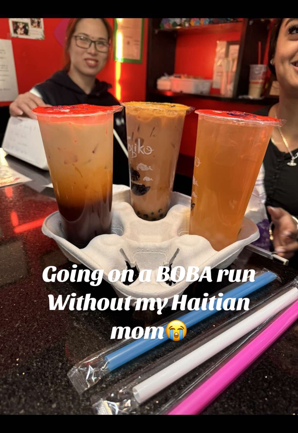 When you’re grown and your parents wanna do everything with you 😭😭 the next video will explain what really happened…  #moms #mother #haitianmom #haitianmother #haitians 