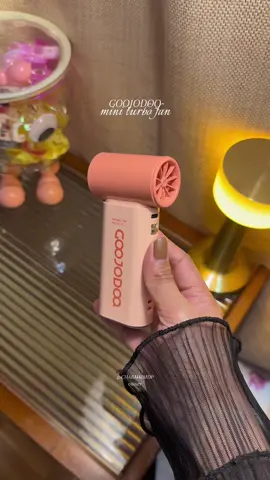 Finally, meron na din akong turbo fan ng goojodoq!💕  @goojodoq.ph @goojodoq.store.ph #goojodoq #turbofan #minifan #goojodoqfan 