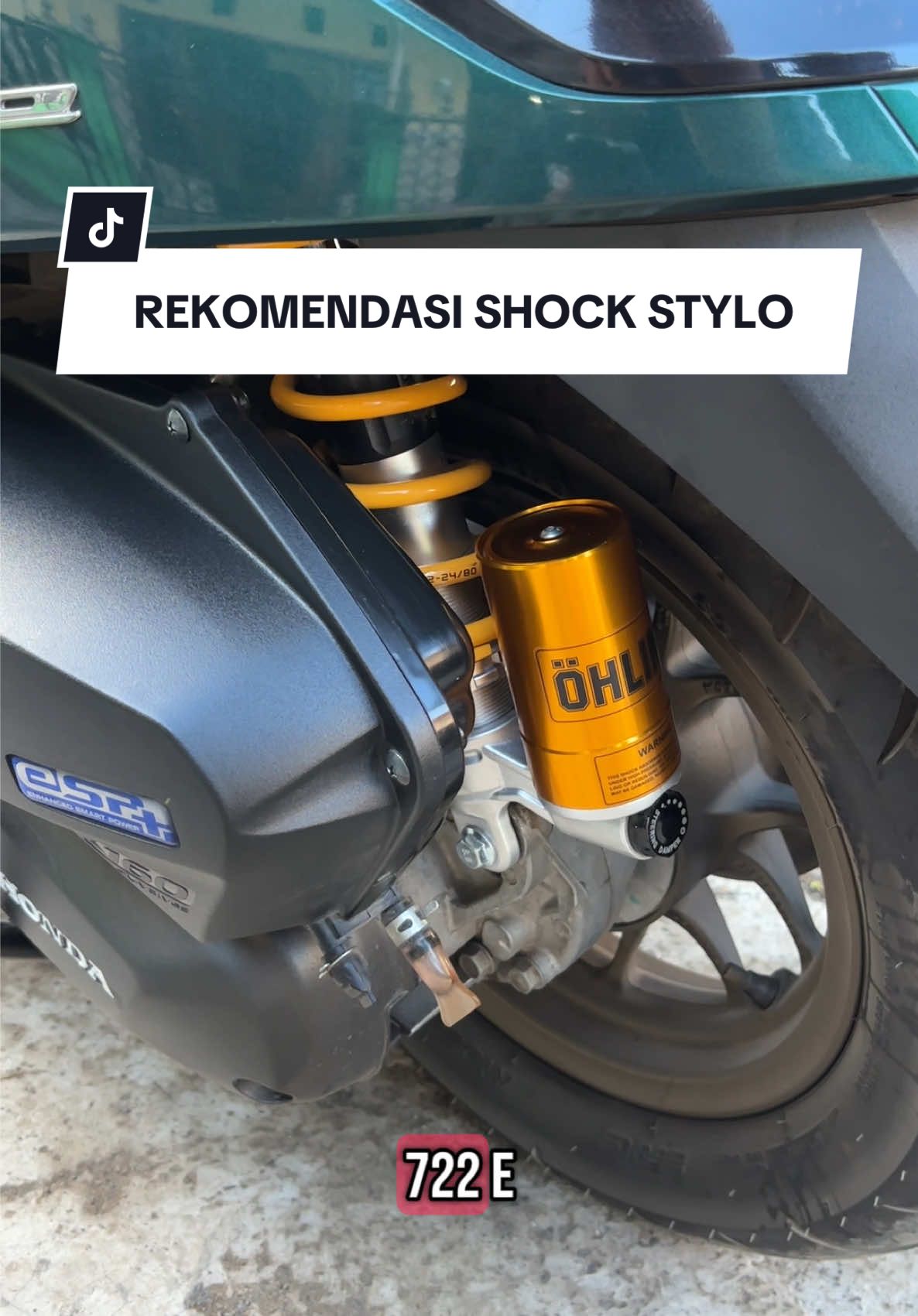 Membalas @Syahrul Gifari sumpah banyak yang mengira ohlins asli padahal cuma sticker doang🤣🤣 #stylo160 #hondastylo #stylomodifikasi #stylo160holic #stylo160indonesia #stylosquad #biledstylo #petlampstylo #spionvespa #stoplamprunningstylo #coverradiatorspinner #dbs722e #hafezrestorer #lampukolong #platktiniboss #platkt #platktstyle 