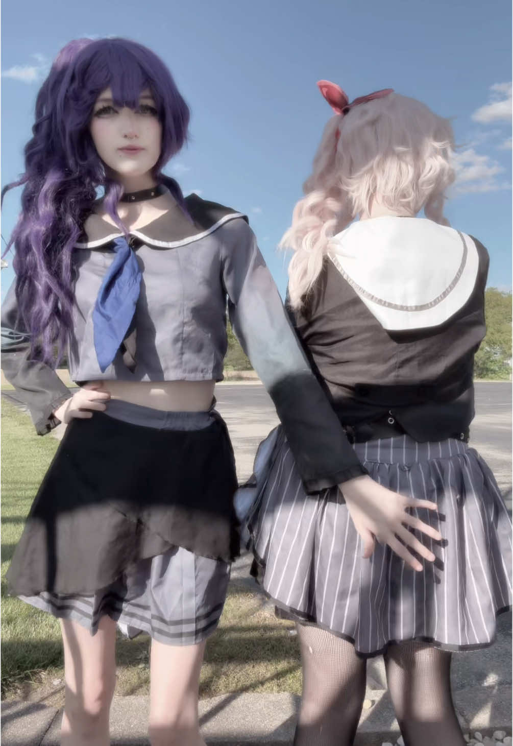 us! @roro!!  #mizumafu #mizumafucosplay #cosplay #projectsekai #projectsekaicolorfulstage #mizukiakiyama #mafuyuasahina #mizukicosplay #mafuyucosplay