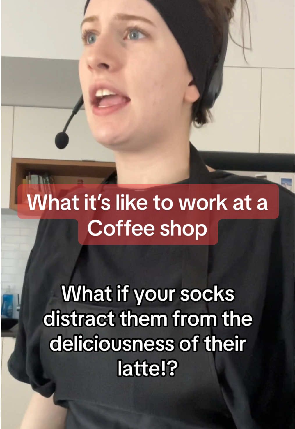 And now there’s only 2 people working, because  you’re black socks are out of dress code 🫠 #starbucks #barista #starbucksbarista #sbux #fyp #coffee #comedy #fyp #funny #worklife #trend #starbies #foryou #fypシ #skit