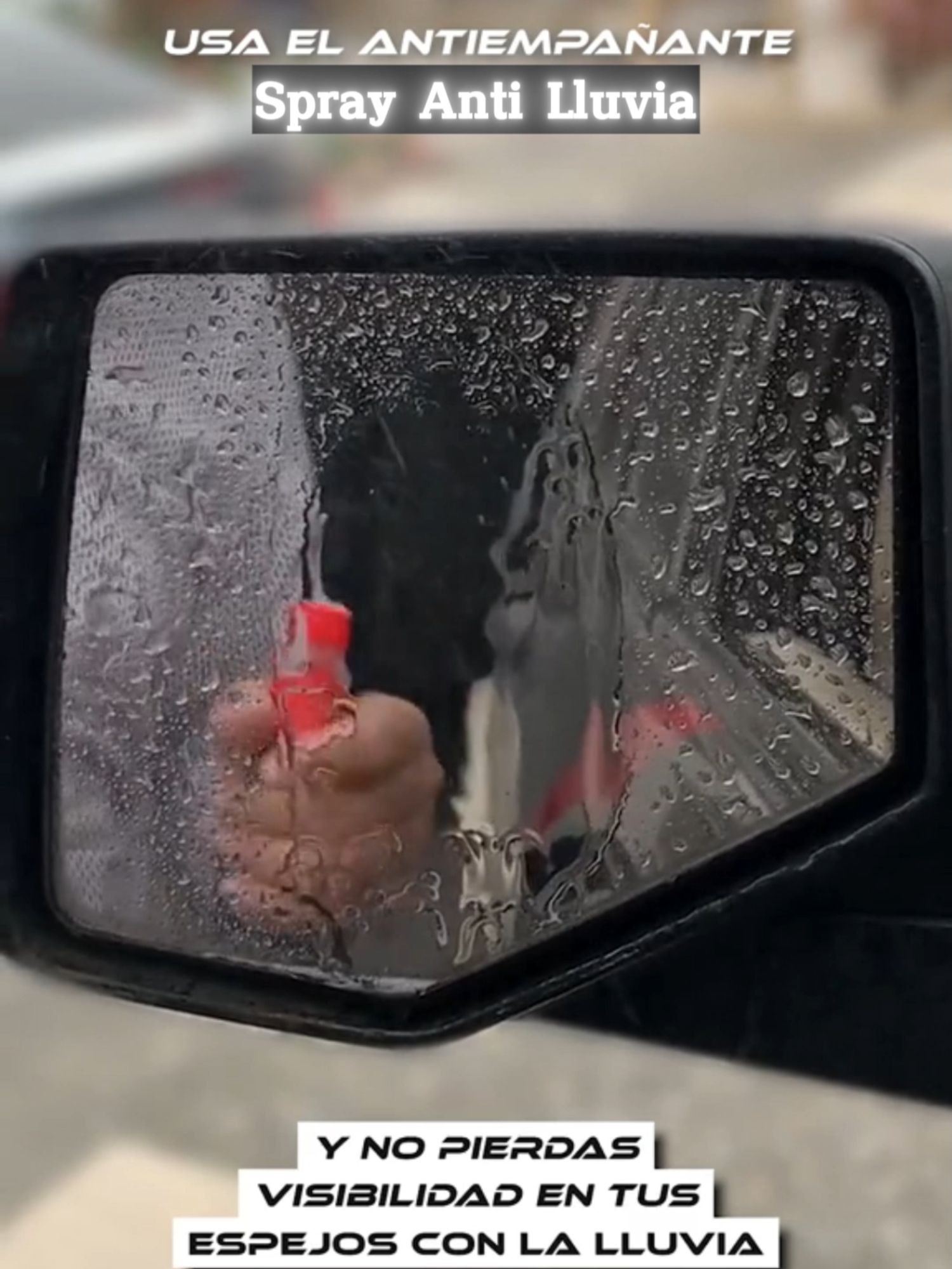 Basta de lunas empañadas! 🌧️ #impermeabilzante #antilluvia #lluvia #protector #spray #carro #moto #antiempañante