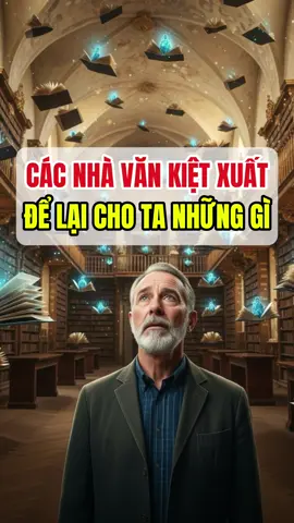 Những nhà văn kiệt xuất để lại cho ta những gì #baihocthanhcong #baihoccuocsong #caonhanchiday 