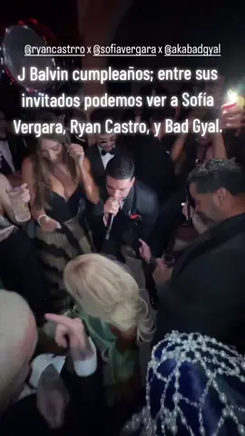J Balvin cumpleaños; entre sus invitados podemos ver a Sofía Vergara, Ryan Castro, y Bad Gyal. #ryancastro #badgyal #sofiavergara #zion #jimmybutler #celebracion #cumpleaños #party #fiesta #jbalvin #tiktokcolombia #puertorico 
