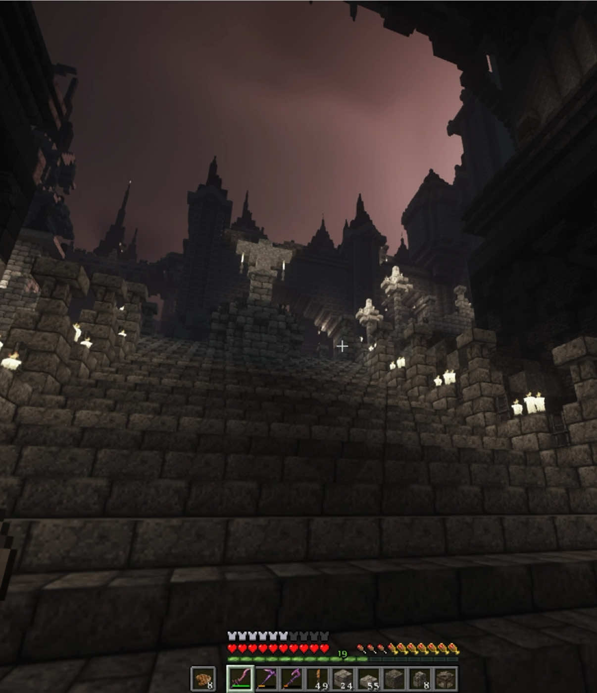 citadel #fyp #aesthetic #goth #darkcore #dark #Minecraft #minecraftsurvival #minecraftsurvivalworld #minecraftbuilding #castles #fantasy #darkfantasy #bloodborne #berserk #minecraftshaders #gothaesthetic #peaceful #goth