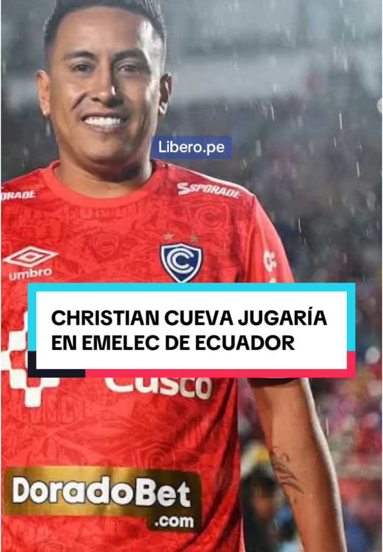 CHRISTIAN CUEVA⚽️ JUGARÍA EN ECUADOR🔜🇪🇨 #futbolperuano #christiancueva #futbol #cueva #cienciano #emelec #noticiasperu 
