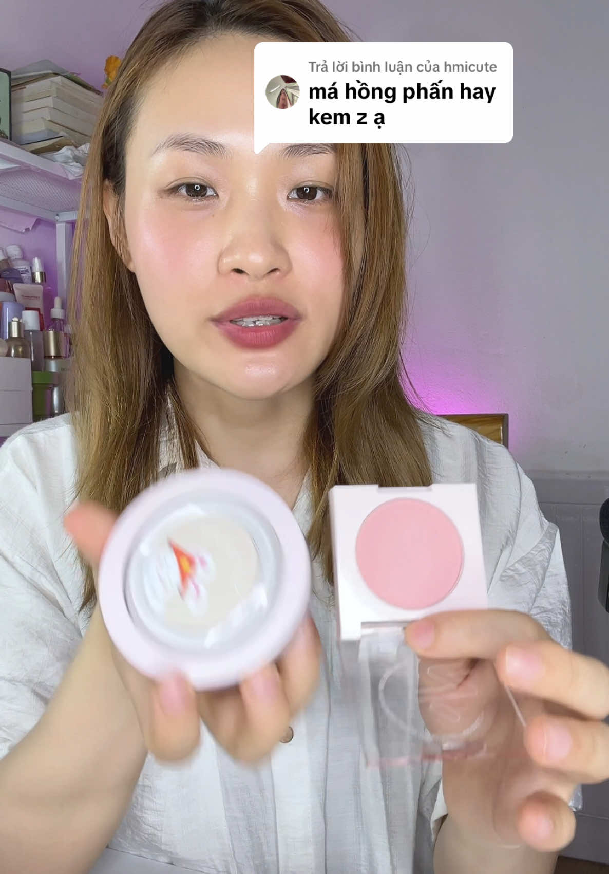 Trả lời @hmicute Tặng Phấn này nha. Trong video trên mẫu chưa về nên tui có bảo cầm tượng trưng rồi á. Hộp má này nhé #phanphukiemdau #phanphu #phanphunen #phanphumenow 