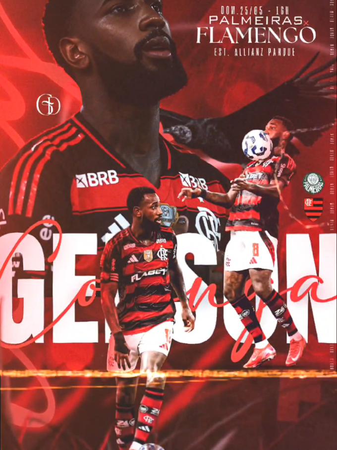 MOTION | Gerson - Palmeiras x Flamengo  #designer #designesportivo #fy #flamengo #design #comofazer 