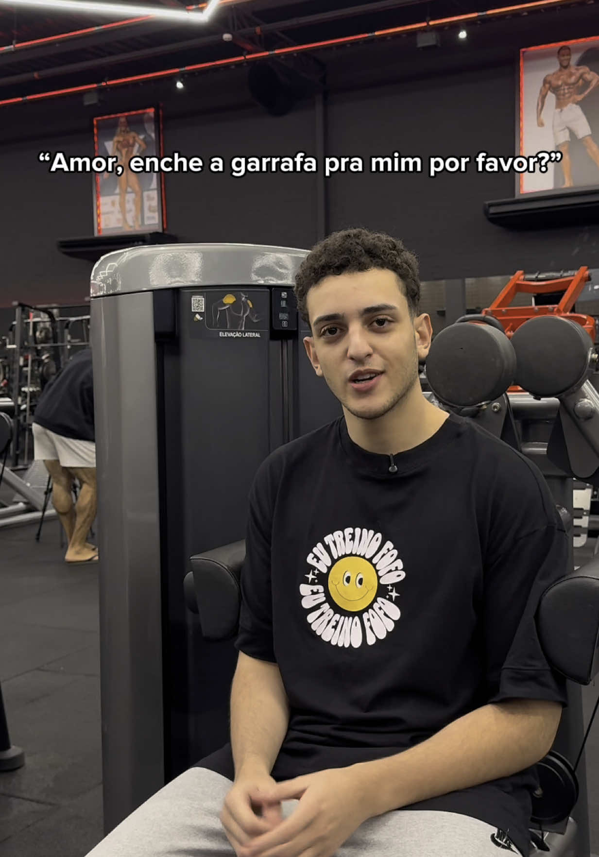 Ele tava falando comigo @sasaromantica @o último romântico🥀  🏷️EDUARDO na BERZERK #gym #academia #humor #meme #fy #foryou