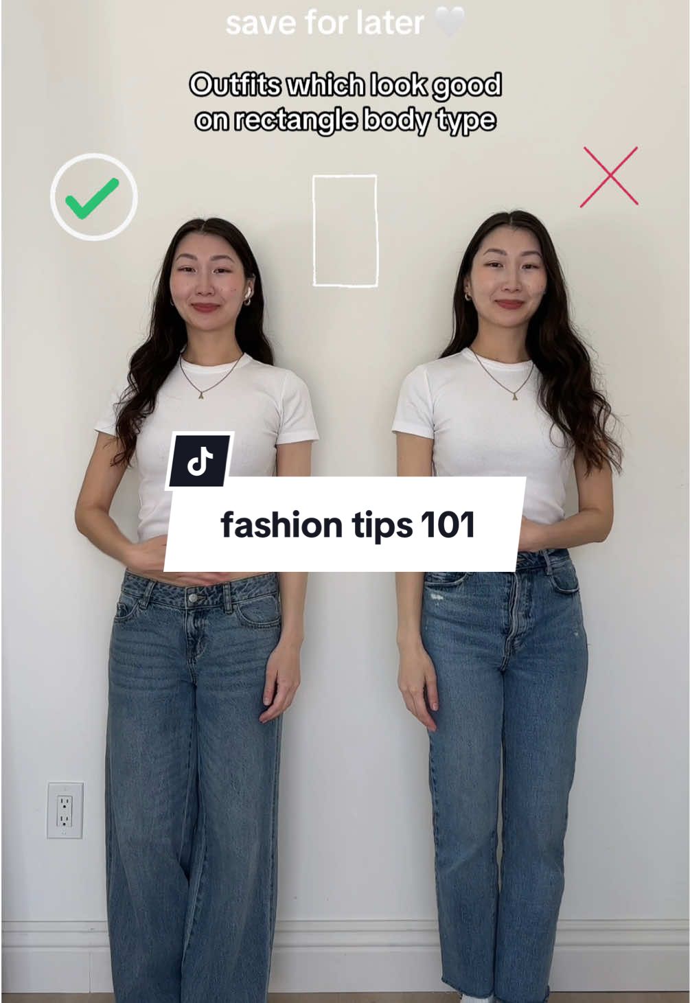 How to style rectangle body 🤍trending tops for women #whattoweartoday #creatorsearchinsights 