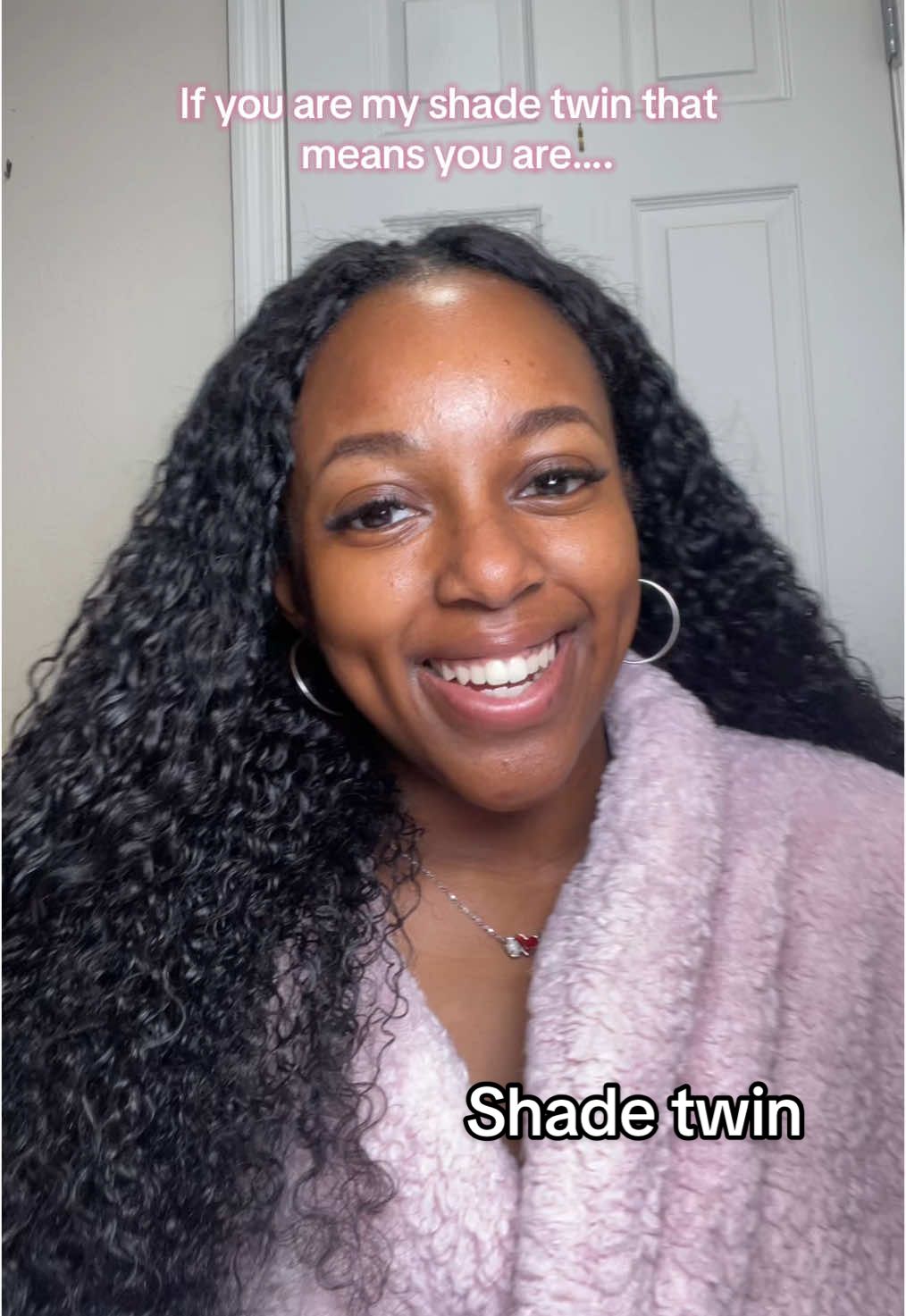 Are you my shade twin?!✨  @elfcosmetics  @NARS Cosmetics  @DanessaMyricksBeauty  #shadetwins #makeup #shadematch #foundation #shadetwinblackgirls #microinfluencer #fyp #trend 