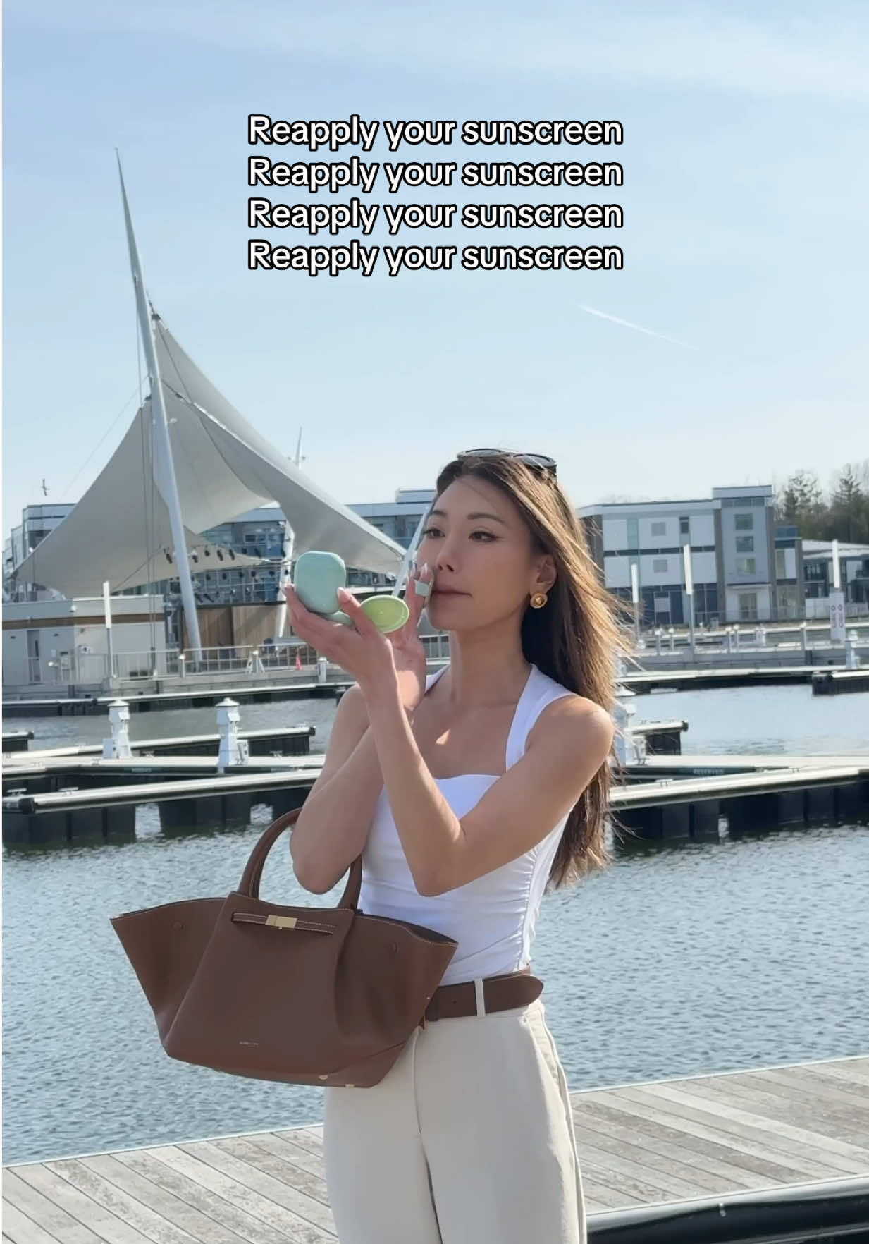 reminder: you’re not stronger than the sun ☀️ #sunscreen #girls #fypp #reminder @laneigeca 