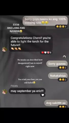 #firsttakefailedboardexam #37 /38 ako lang ang naiwan sa batch namin😭😭