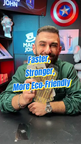 “This screen protector is faster, better, harder, and easier to apply than ever before!”#tiktokmademebuyit #MAGICJOHNofficial #MAGICJOHN #losangeles 