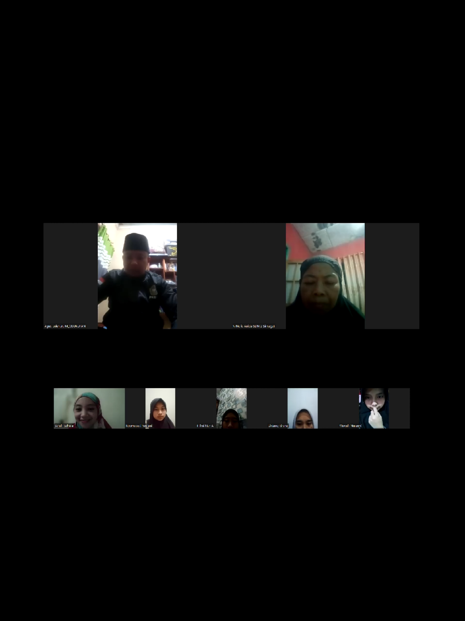 Alhamdulillah opening General English for Work berjalan sesuai yang di Ridhoi Alloh SWT. Terimakasih kepada Bpk. Ust. AgusLukman Selaku Penilik yang telah memberikan sambutannya dalam zoom meeting kami🙏🙏🙏 #YayasanMarzuqiAlFitroh #PendidikanUntukSemua #BelajarOnline #WeekendClass #GeneralEnglish #PKBMDarunNasya @✨Sarah Sahera | Althara GC✨ 