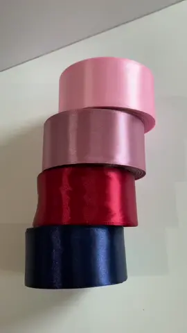 Pita satin warna maroon navy dan dusty pink ready 