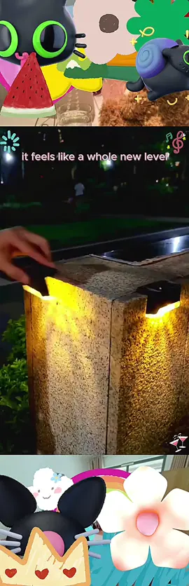 Solar Deck Lights – Waterproof Outdoor LED Step Lights, Warm White, Auto On/Off, Easy Install for Patio, Stairs, Fence, Garden.    #TikTokMadeMeBuyIt      #tiktokshop 