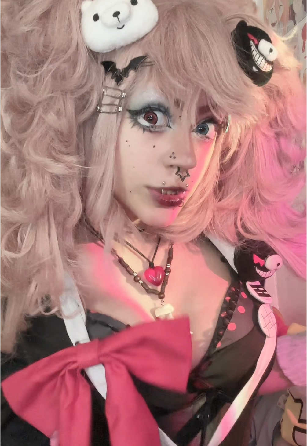 i love cosplaying this diva sm #danganronpa #danganronpacosplay #junkoenoshima #junkoenoshimacosplay 