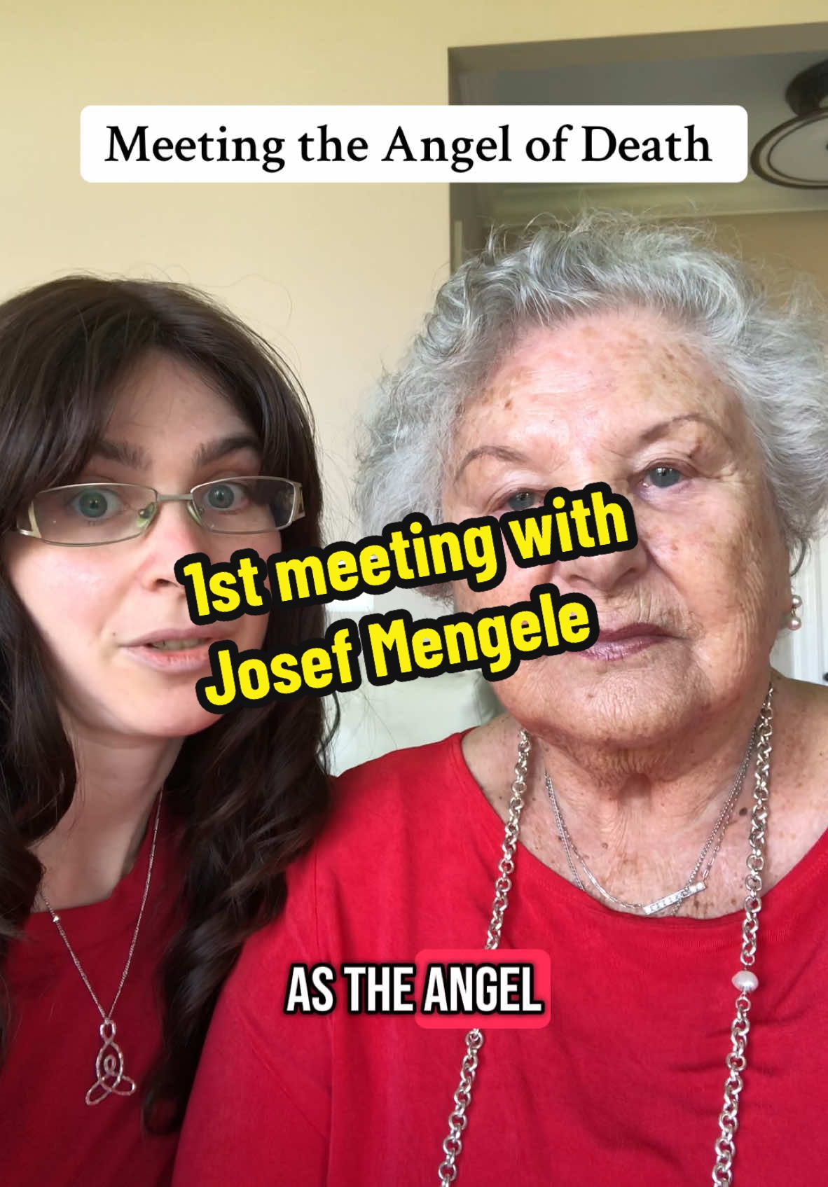 Bubby’s first encounter meeting Josef Mengele, the angel of death. 