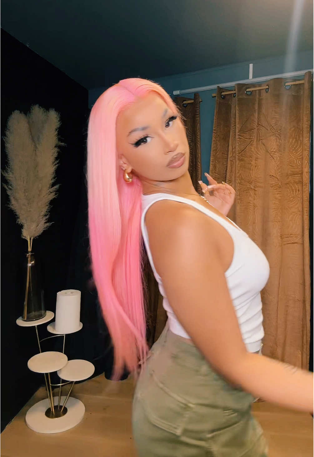 @IamRillyesK 💕  #ilveut #fyp #pourtoii #hair #pink 