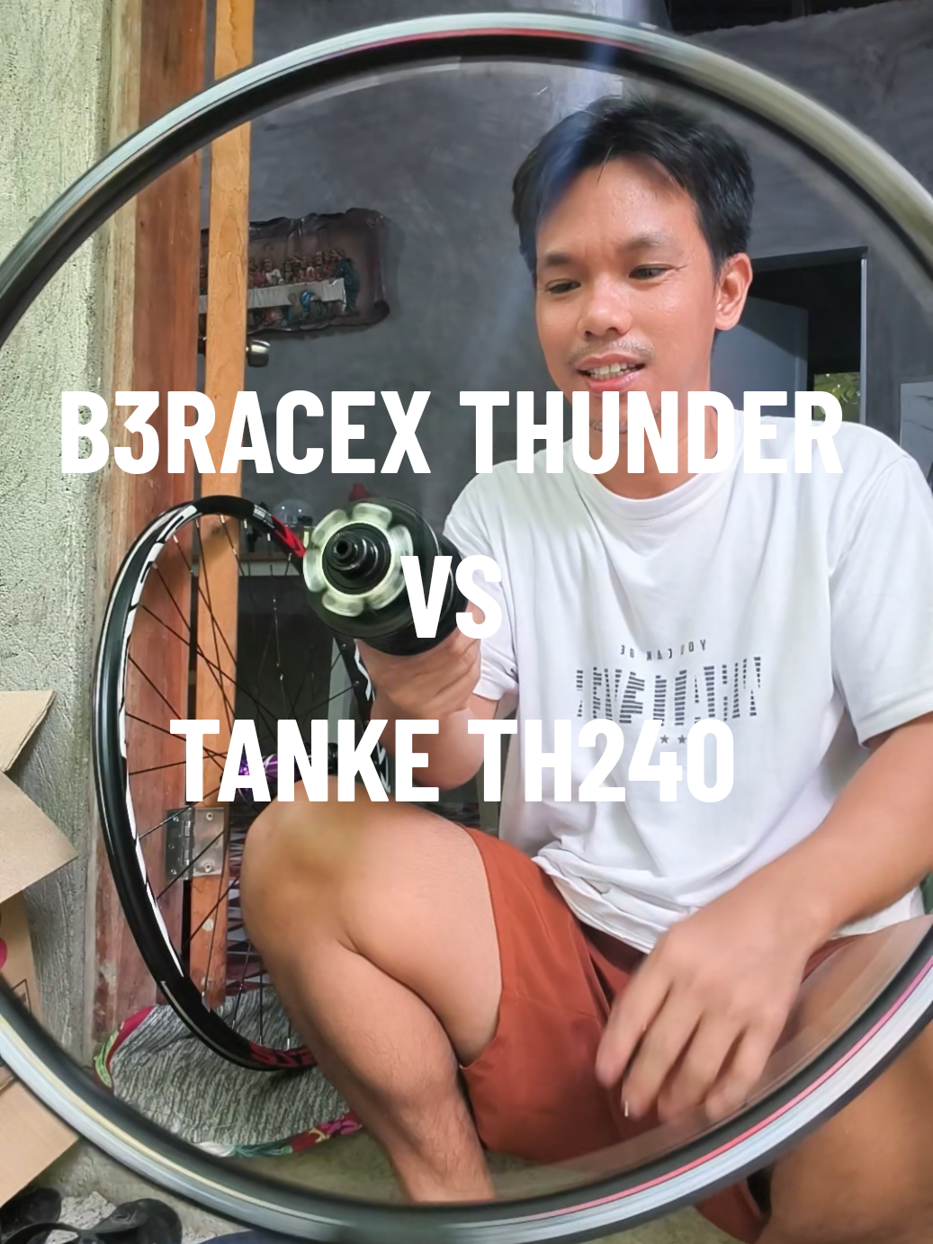 Replying to @mita.sazaki B3raceX Thunder vs Tanke TH240 #B3racexthunder #b3racex #bikeparts #6pawlshubs 