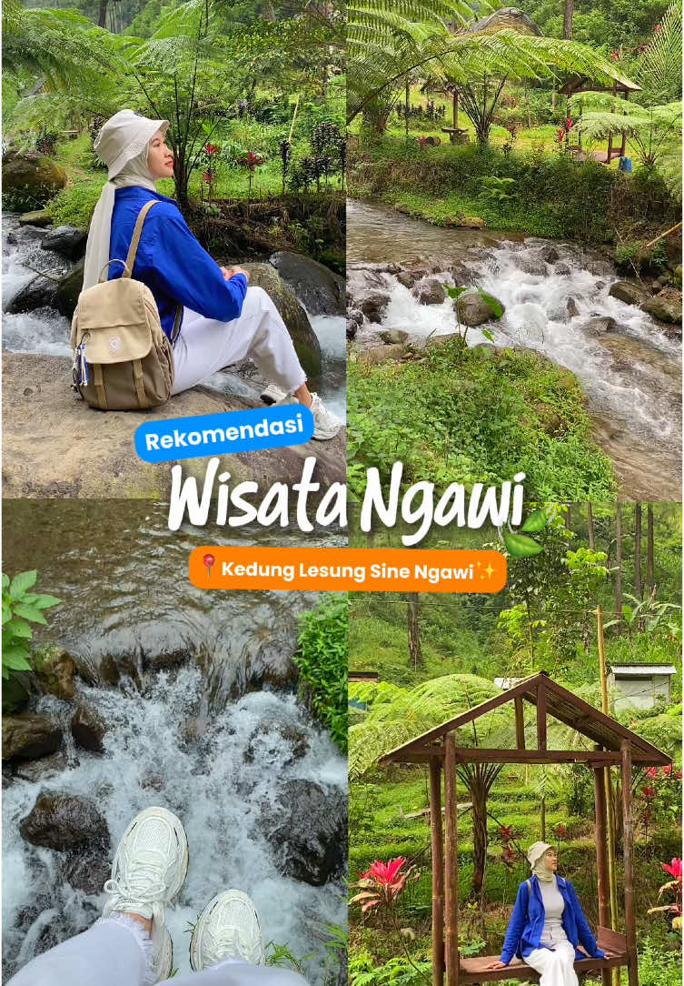 Rekomendasi wisata di Ngawi yang konsepnya menyatu dengan alam🍃✨ 📍Wisata Kedung Lesung Girikerto, Kec. Sine Ngawi #wisatangawi #explorengawi #ngawiramah #wisataalamngawi #dolanngawi 
